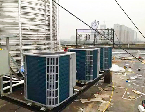 热水器商用用水安装现场